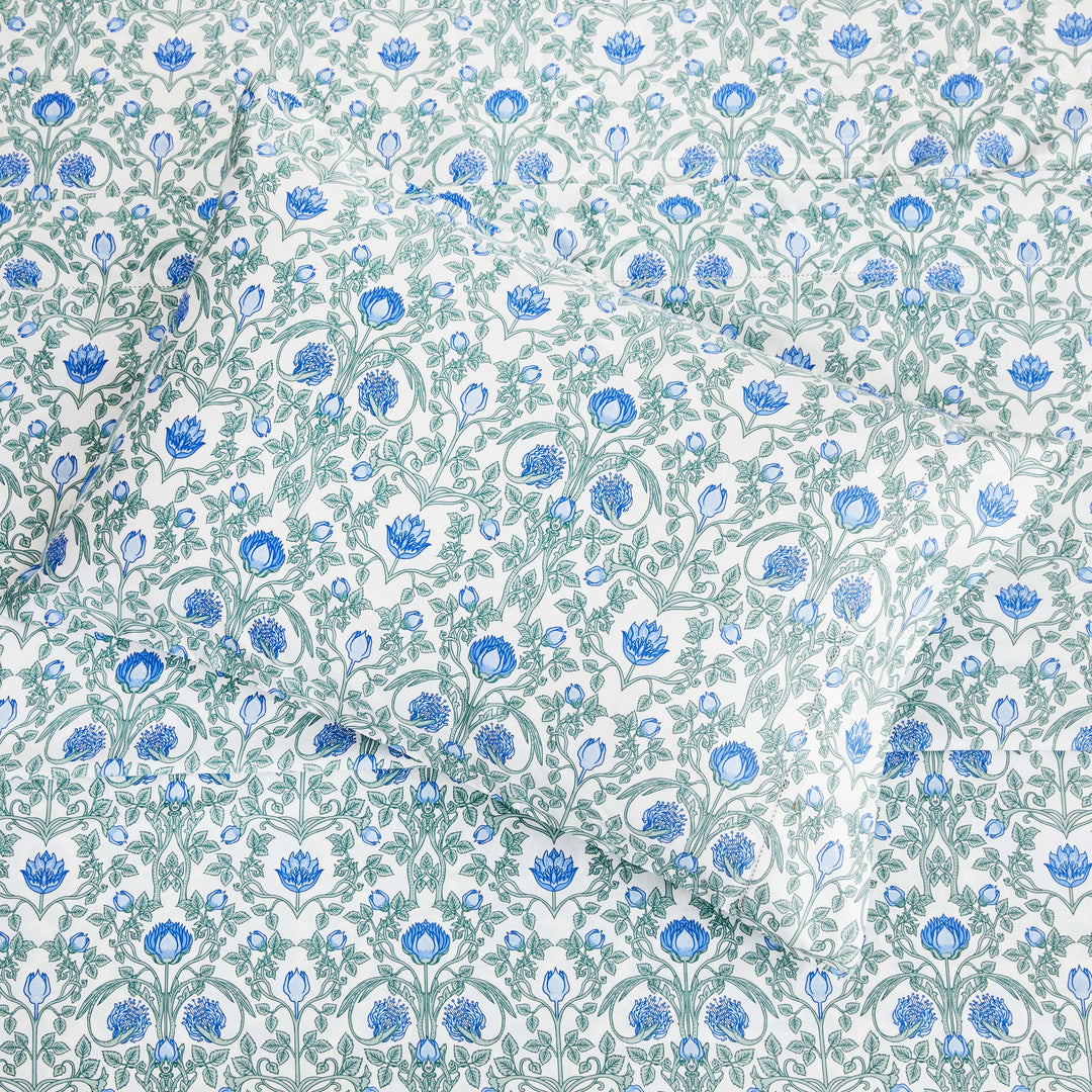 Arts & Crafts Floral Printed Sheet Set