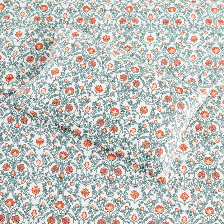 Arts & Crafts Floral Printed Sheet Set