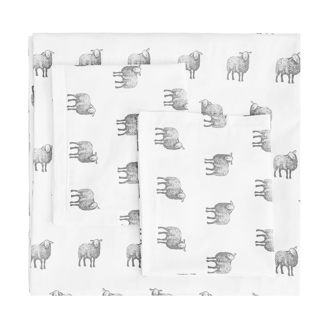 Sheep Printed Duvet Set