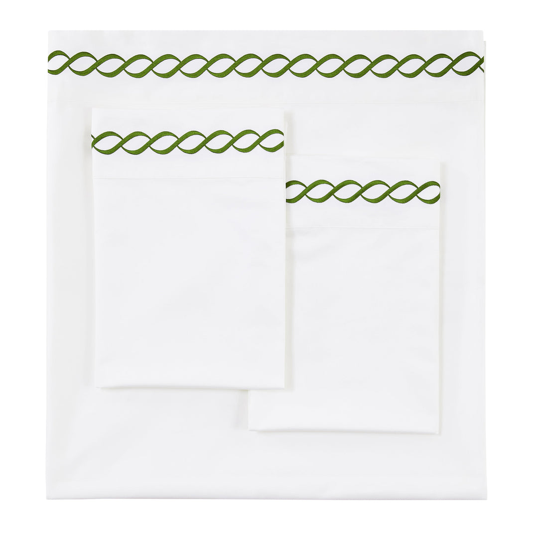600 Thread Count Rope Embroidered Sheet Set