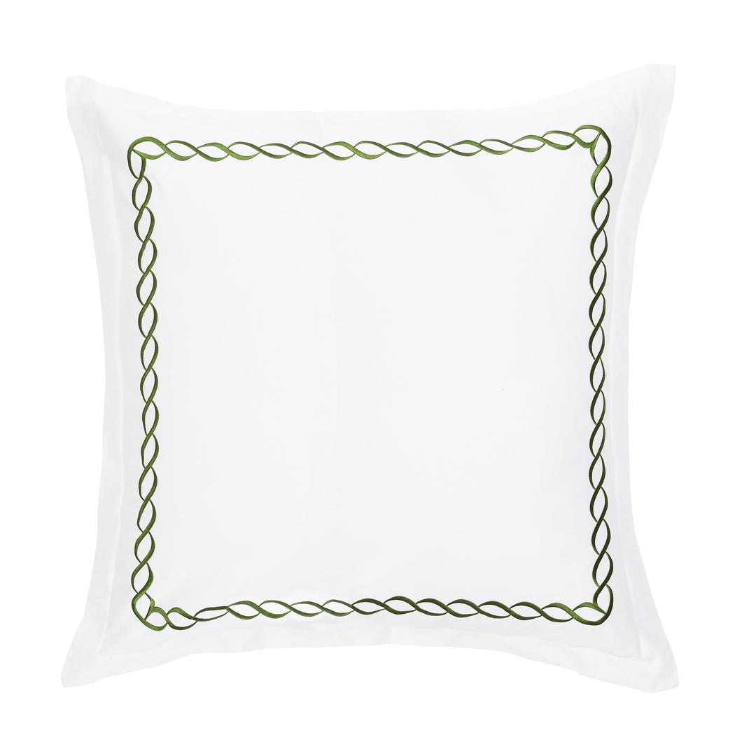 600 Thread Count Rope Embroidered Euro Sham Pairs