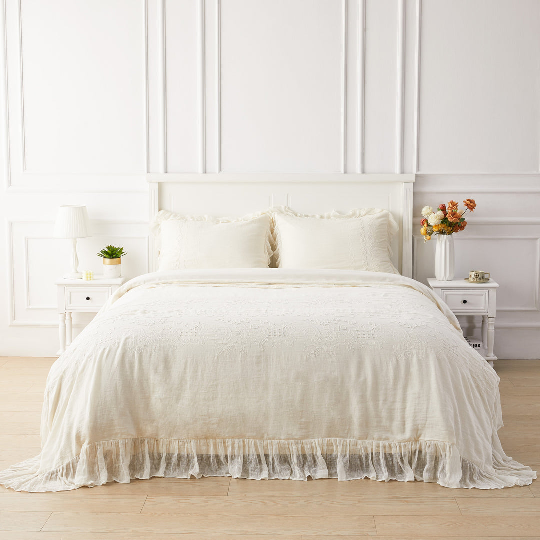 Tabitha Linen Duvet Cover Set