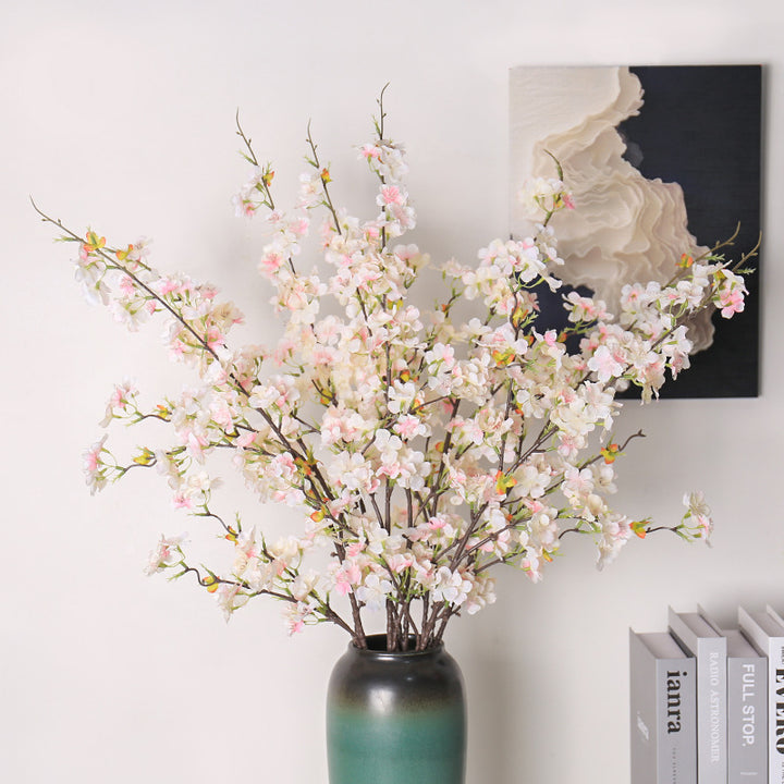 Multi-fork Peach Blossom Branch Shooting Props Artificial Flower