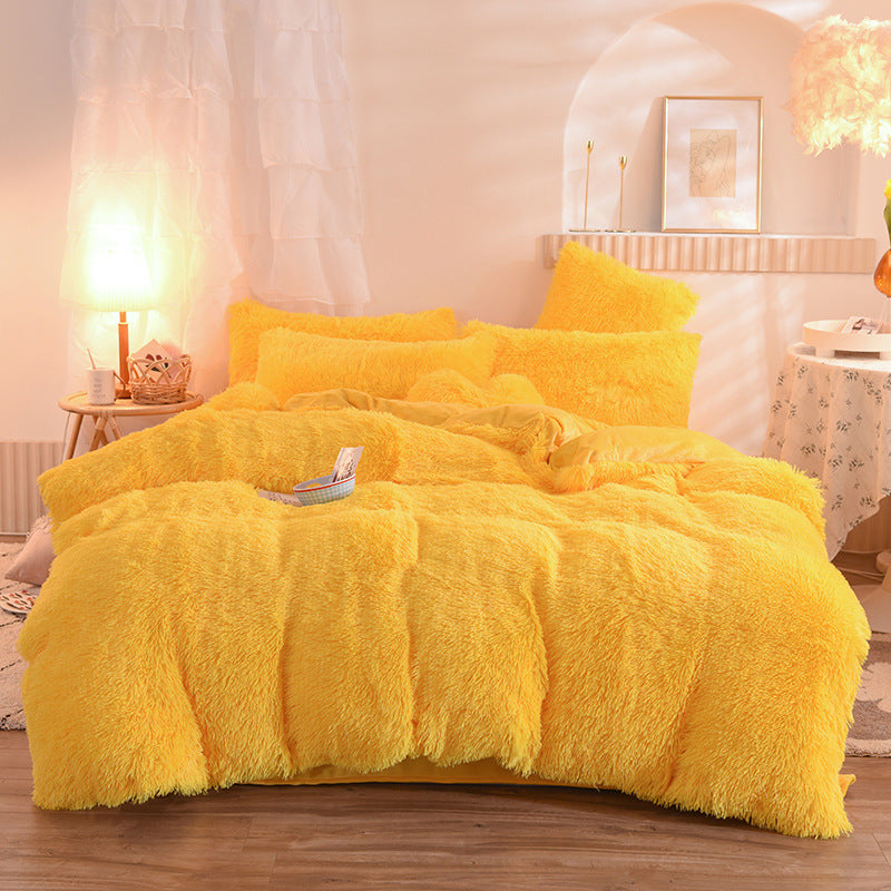 Luxury Thick Fleece Duvet Cover Bedding Set – Ultimate Winter Comfort