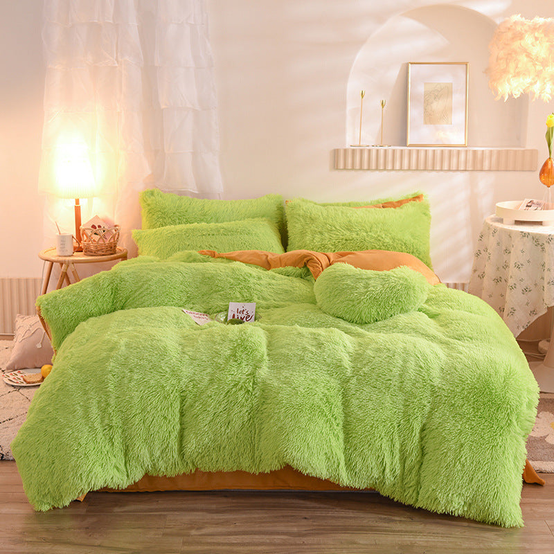 Luxury Thick Fleece Duvet Cover Bedding Set – Ultimate Winter Comfort