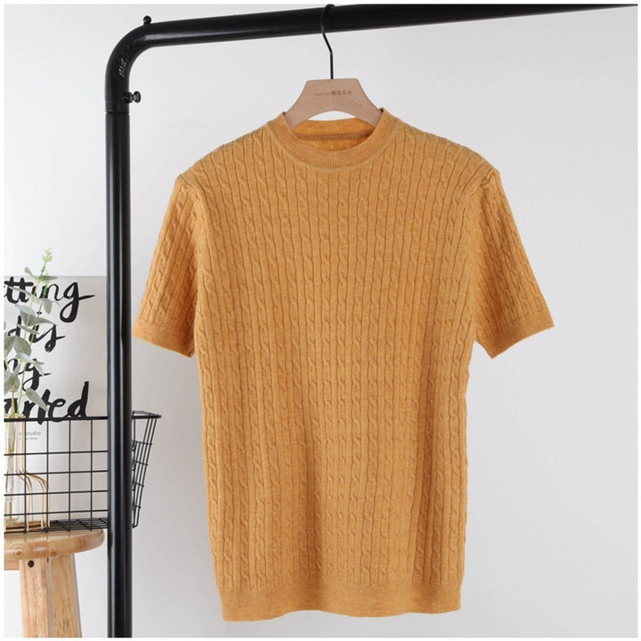 Women's Pullover Knitted Bottom Shirt