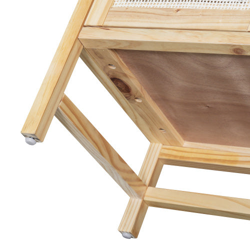 Cane Side Cabinet.