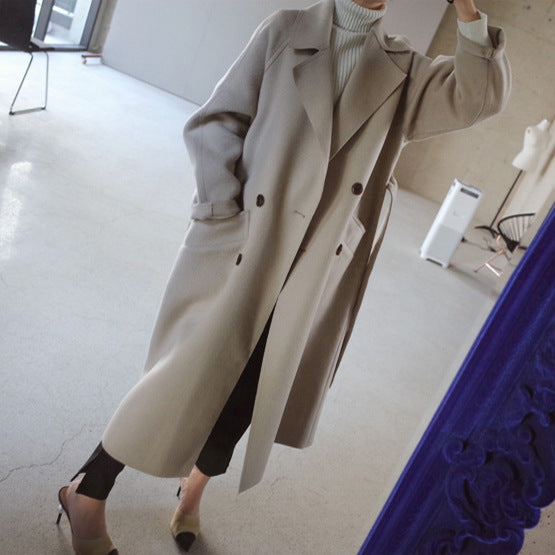 Lapel Cashmere Coat