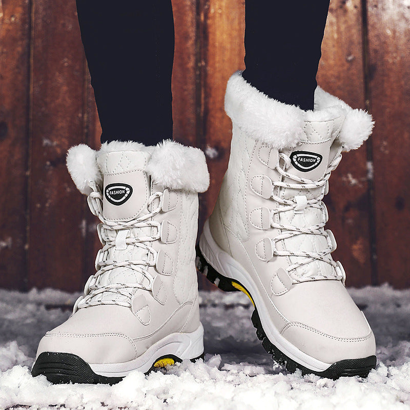 Velvet Snow Boots