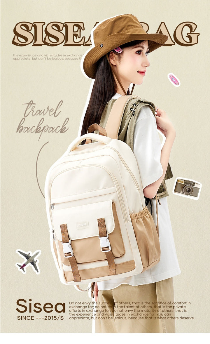 Large Capacity Men's Backpack Primary College Students