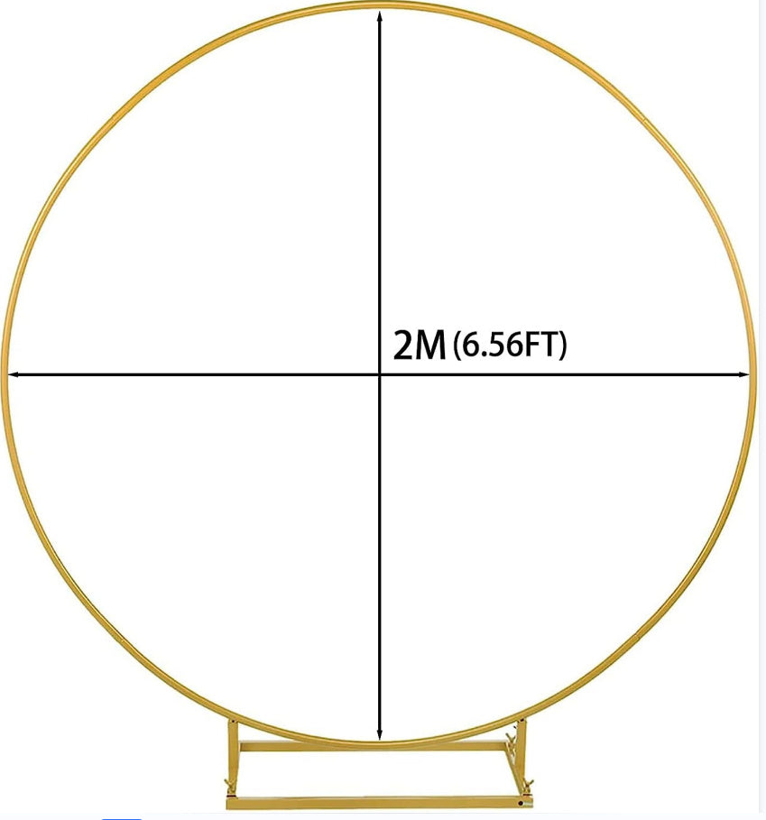 Wedding Props Wrought Iron Circle Ring Wedding Background Party Decoration