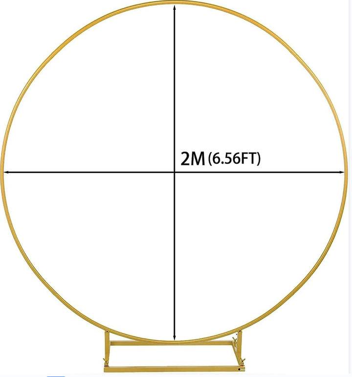 Wedding Props Wrought Iron Circle Ring Wedding Background Party Decoration