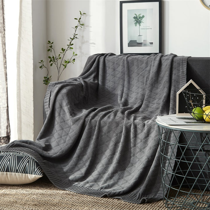 Cotton Blanket Sofa Towel Quilt Summer