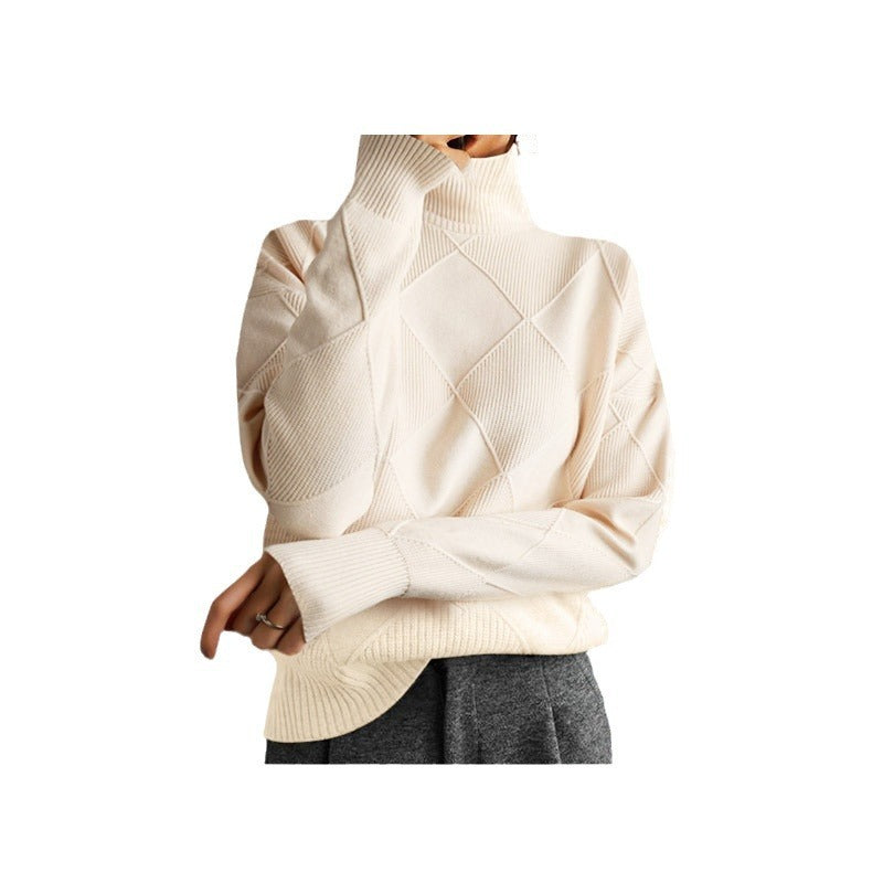 High Collar Warm Sweater