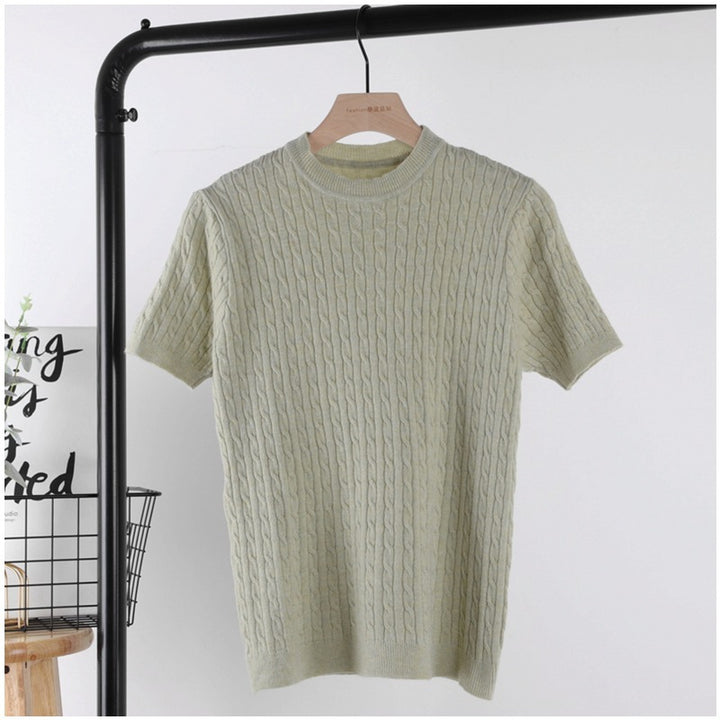 Women's Pullover Knitted Bottom Shirt