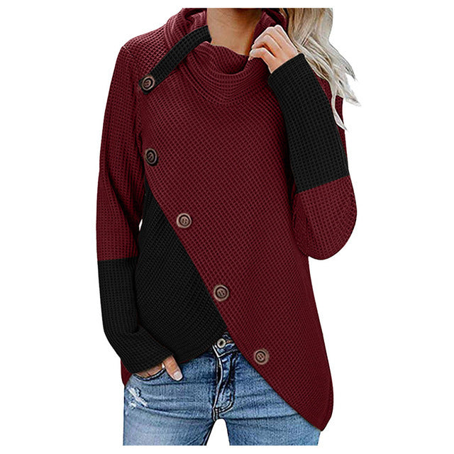 autumn button sweater