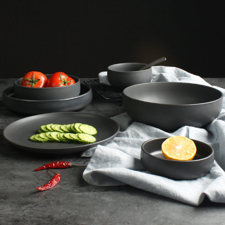 Nordic Ceramic Rice Bowl Dish Set