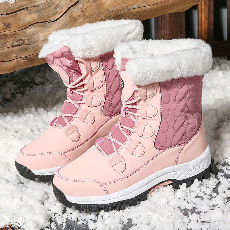 Velvet Snow Boots