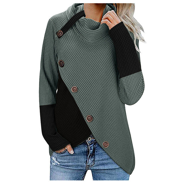 autumn button sweater