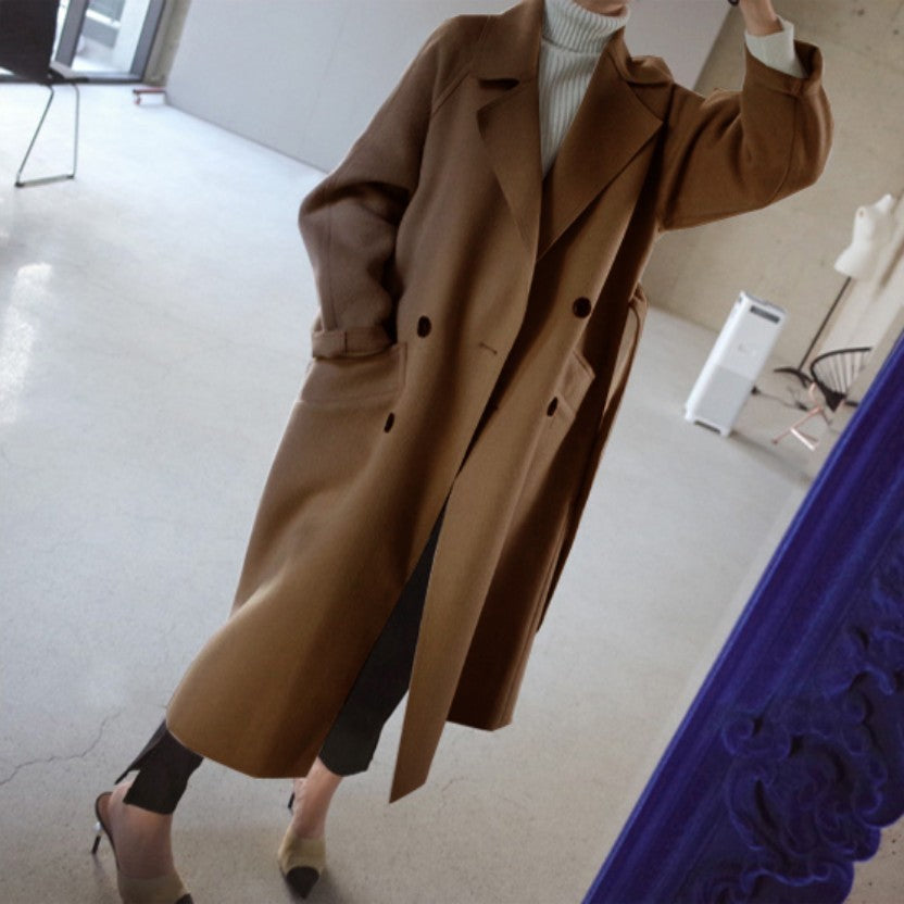 Lapel Cashmere Coat