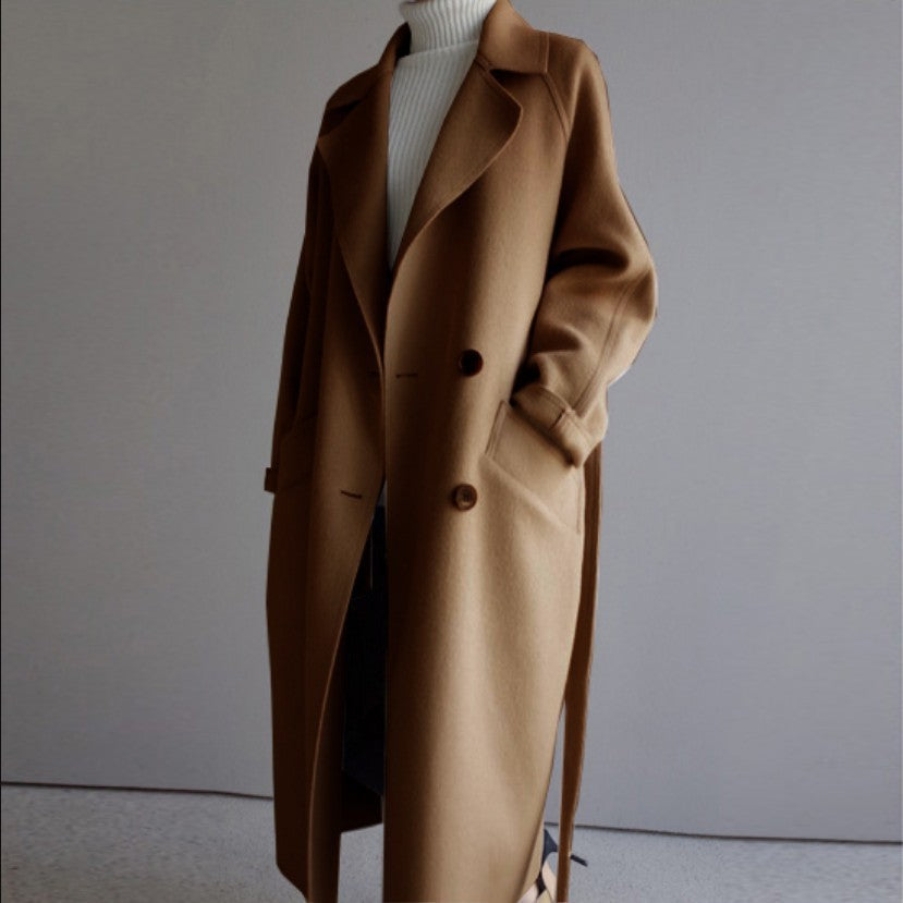 Lapel Cashmere Coat