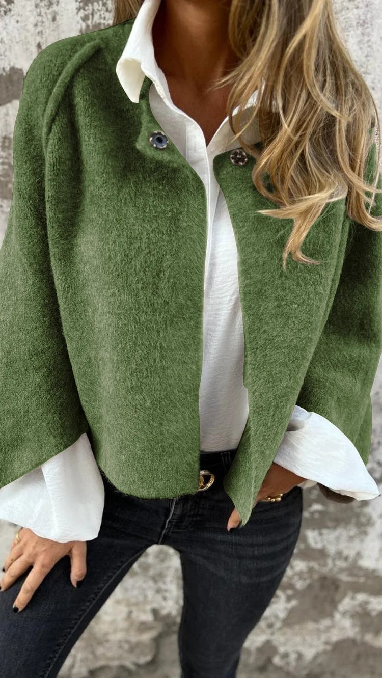 Cashmere Sleeve Cardigan.