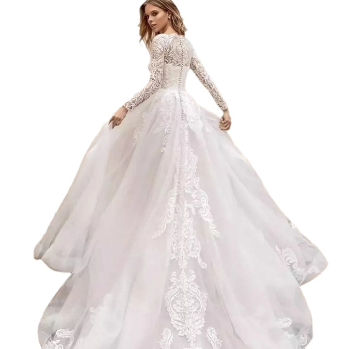 WeTwo Exquisite Long-Sleeve Dress c
