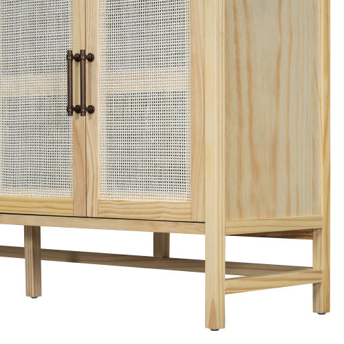 Cane Side Cabinet.