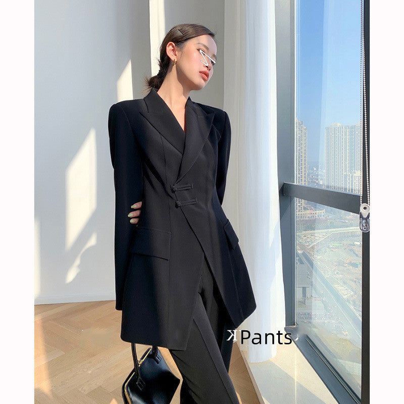 Women's Fashion Temperament Classic Style Work Clothes Suit