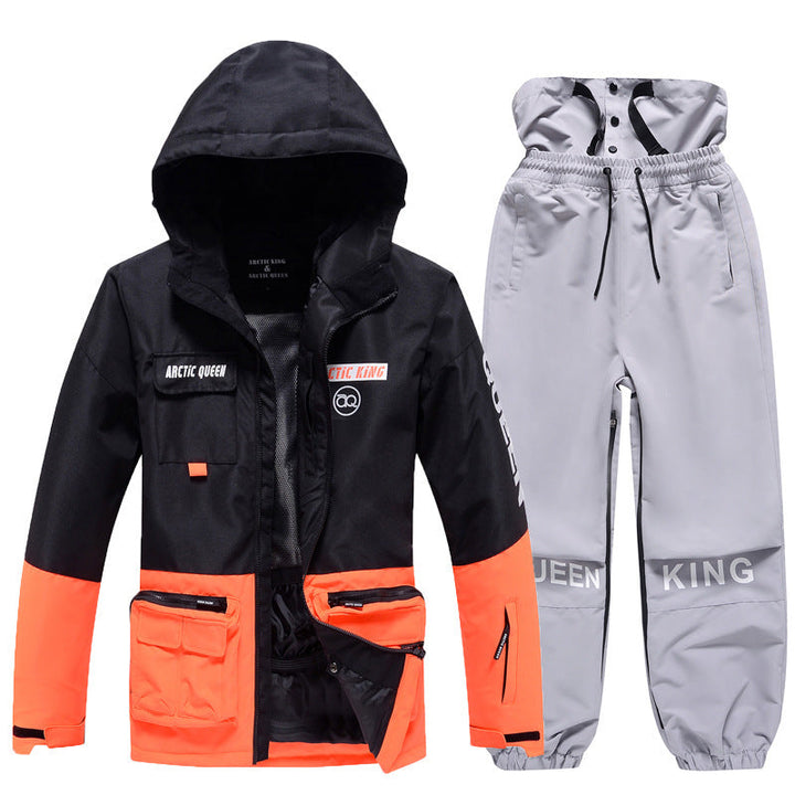 Ski Suit Men And Women Couple Models Warm Thickened