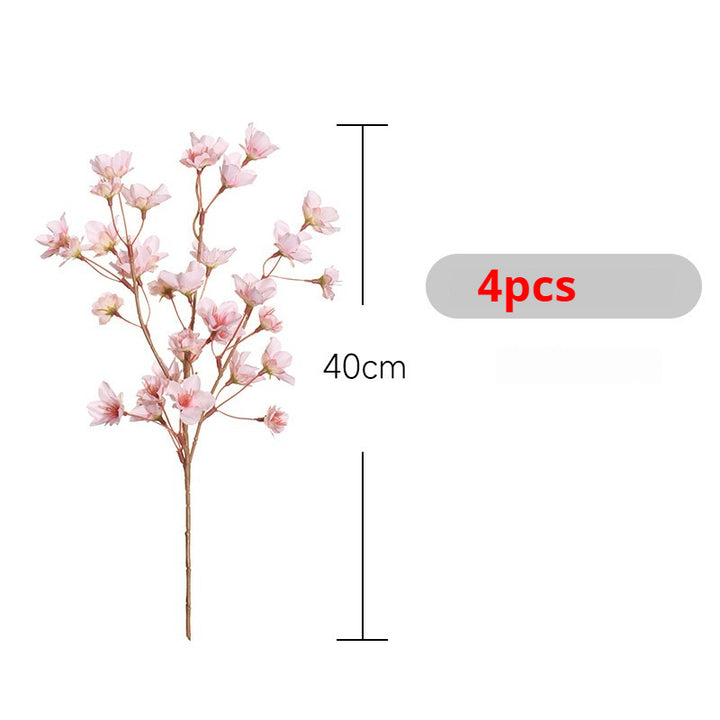 Multi-fork Peach Blossom Branch Shooting Props Artificial Flower