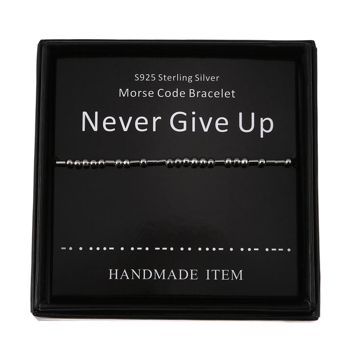 Moss Password Letters And Numbers Couple Bracelet
