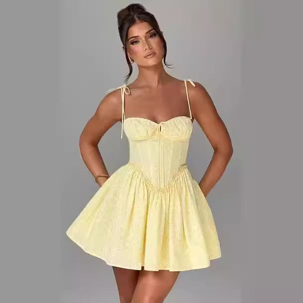 Flared Corset Dress.