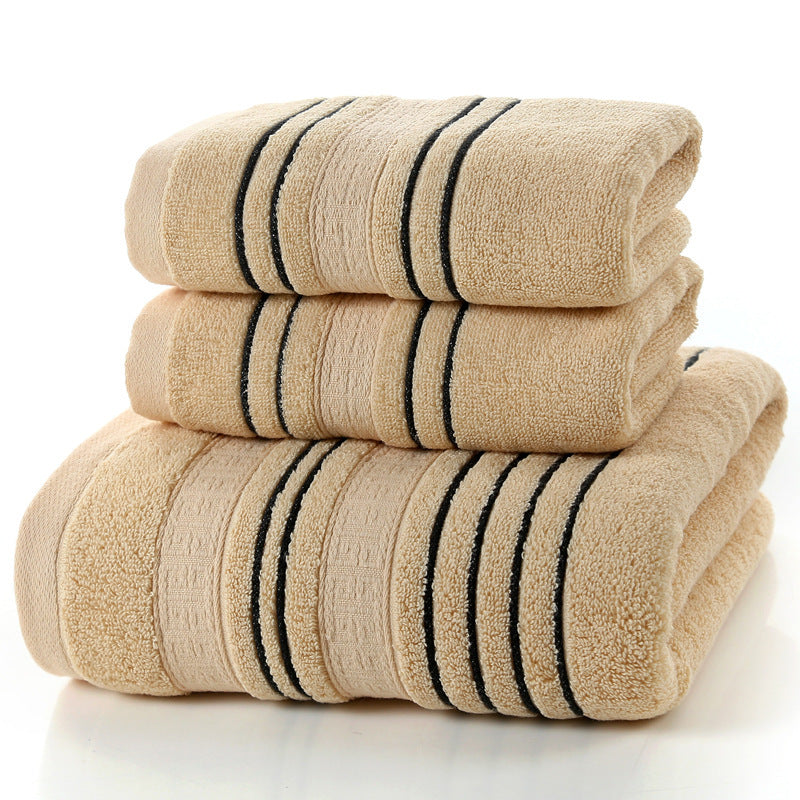Cotton bath towels.