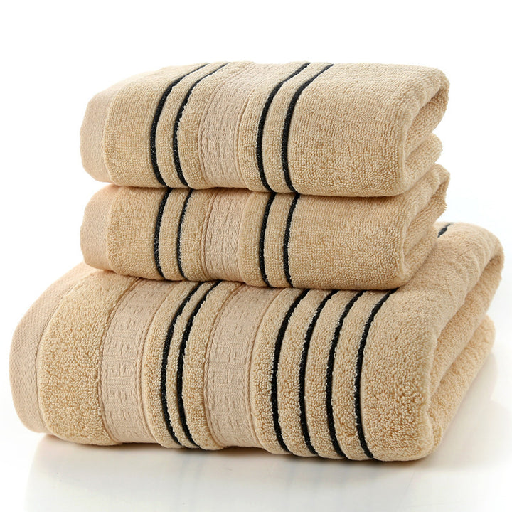 Cotton bath towels.