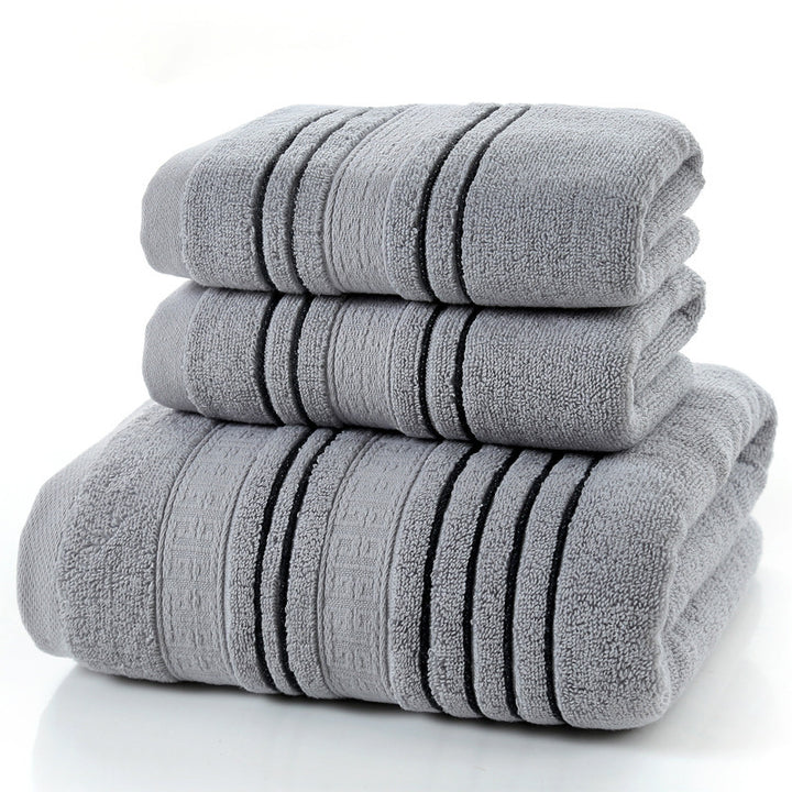 Cotton bath towels.
