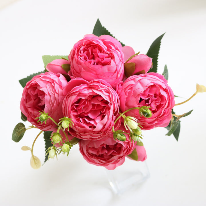 Simulation 5 Small Peony Wedding Home Artificial Flower Ornamental Flower
