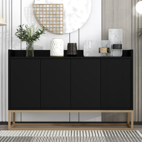 Black Buffet Cabinet.