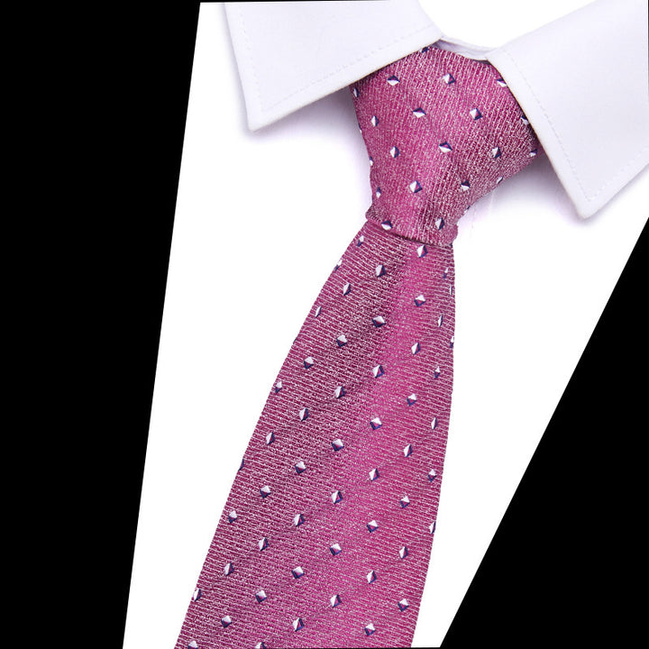 Men's Business Tie Wear Professional Suit Polyester Yarn