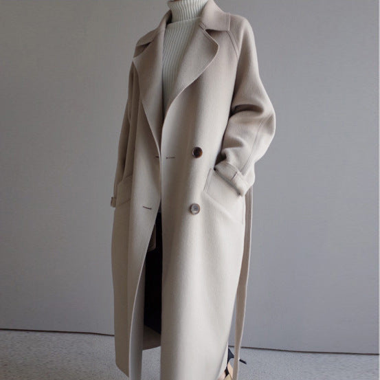 Lapel Cashmere Coat