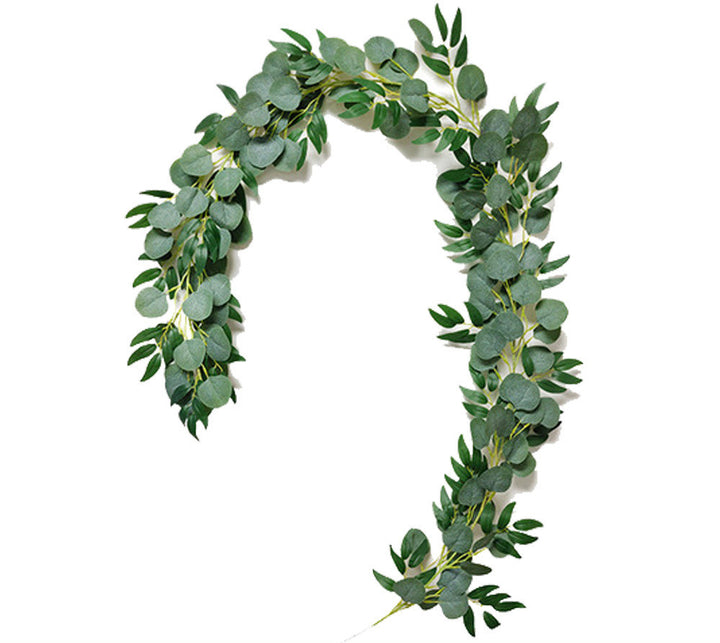 Forest Wedding Background Decoration Green Willow Rattan