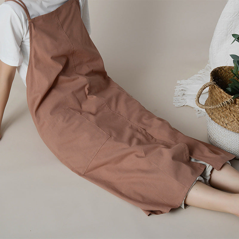 Kitchen Nordic Style Coverall Apron