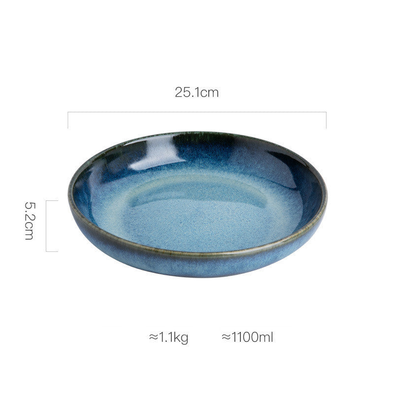 Creative Personality Ceramic Deep Round Dish
