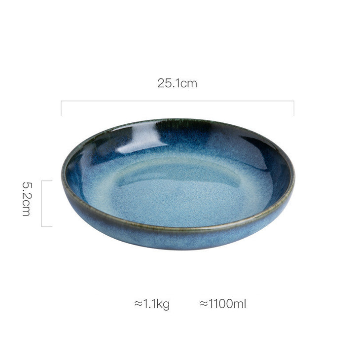 Creative Personality Ceramic Deep Round Dish