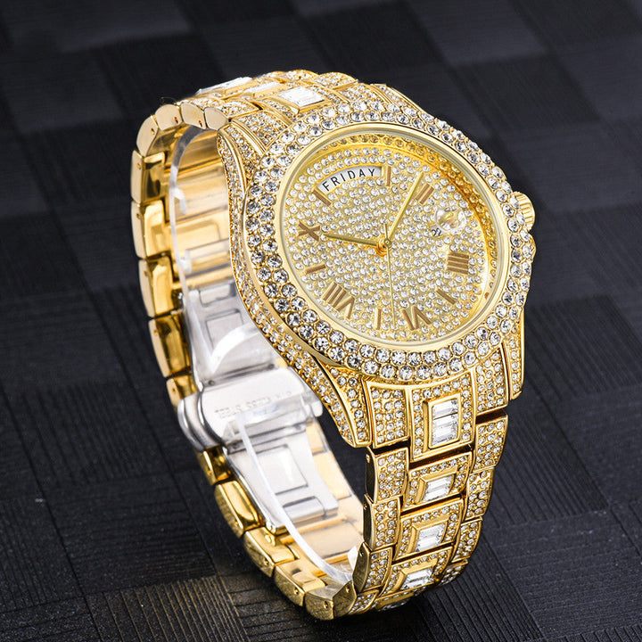 Fashion High-End Dual Calendar Couple Matching Watches