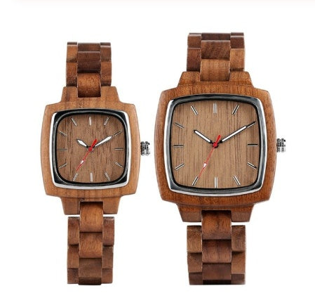 Chic Bamboo Watch for Couples