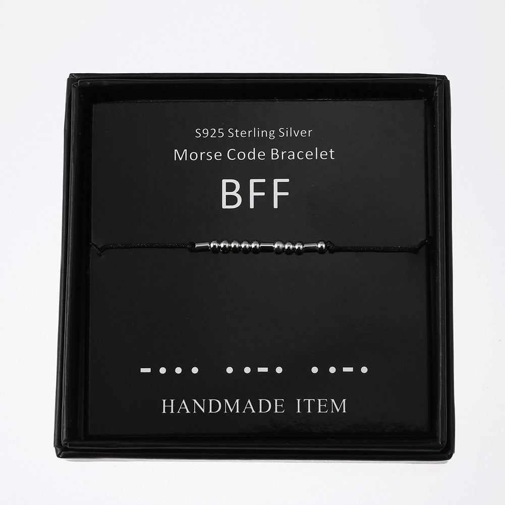 Moss Password Letters And Numbers Couple Bracelet