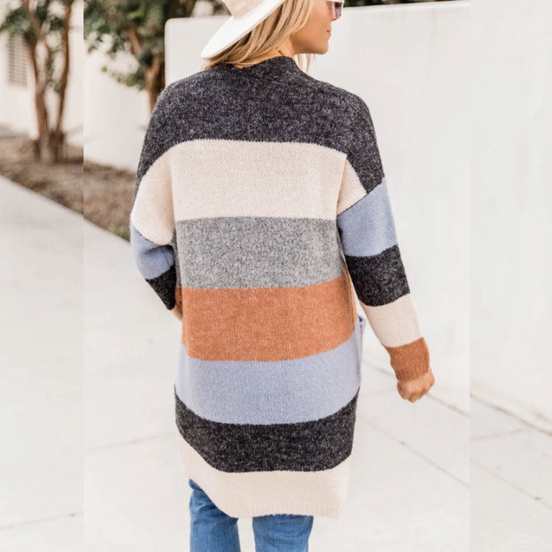 Mid Length Striped Sweater