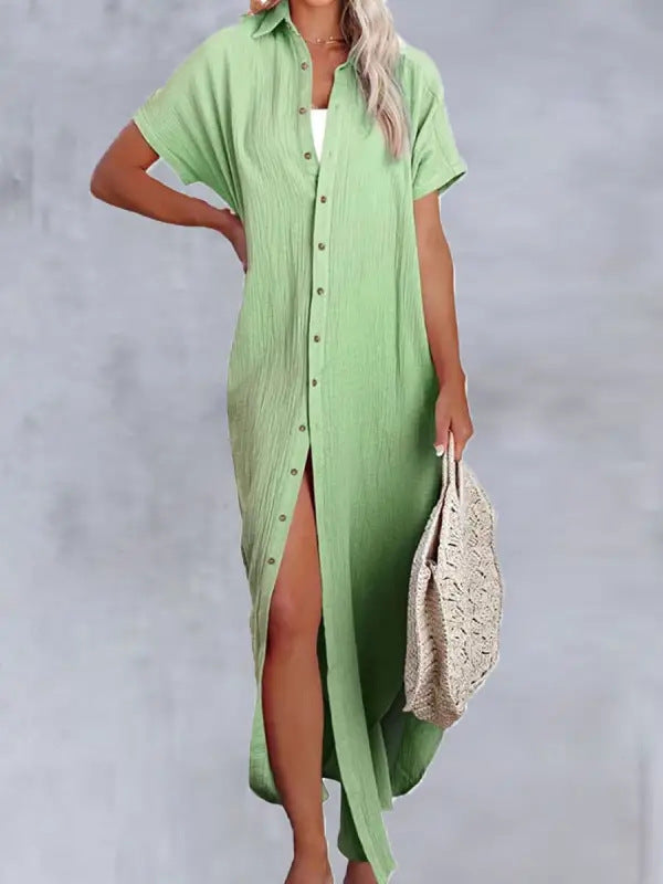 Women's Solid Color Casual Versatile Dress