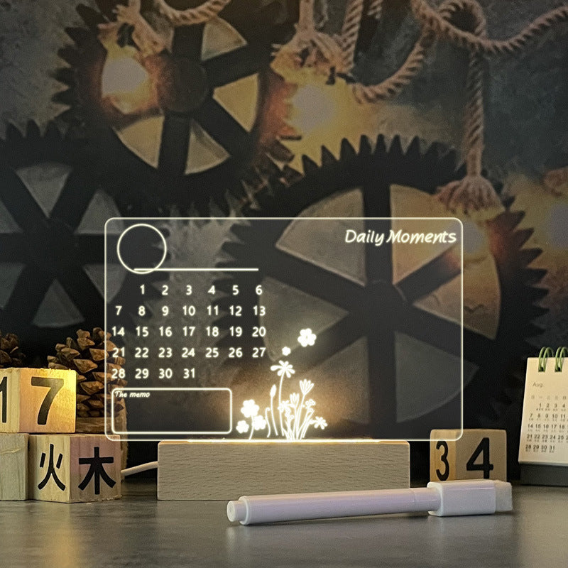 Creative Note Board LED Night Light